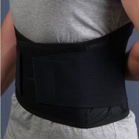 Fixing belt for the lower back with osteochondrosis